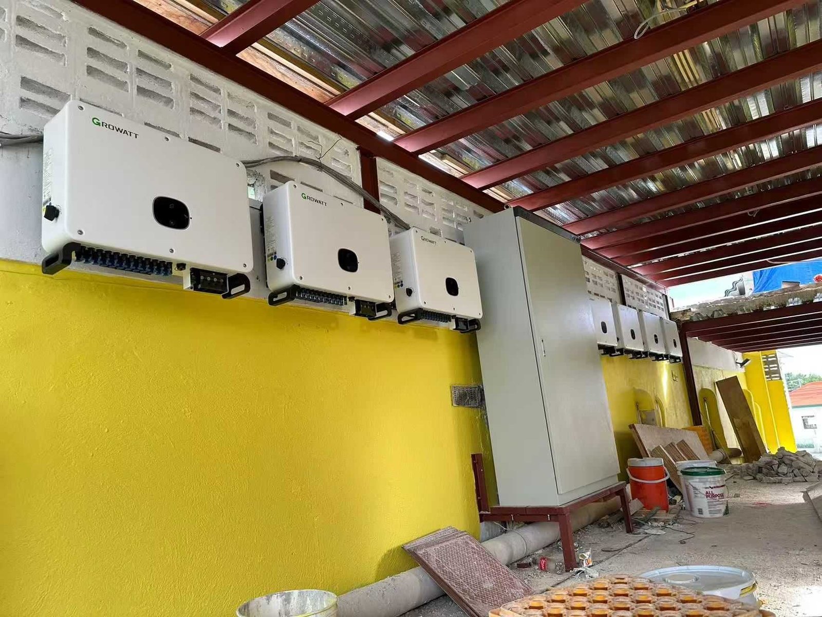 Solar system for supermarket — Curaçao supermarket site 2