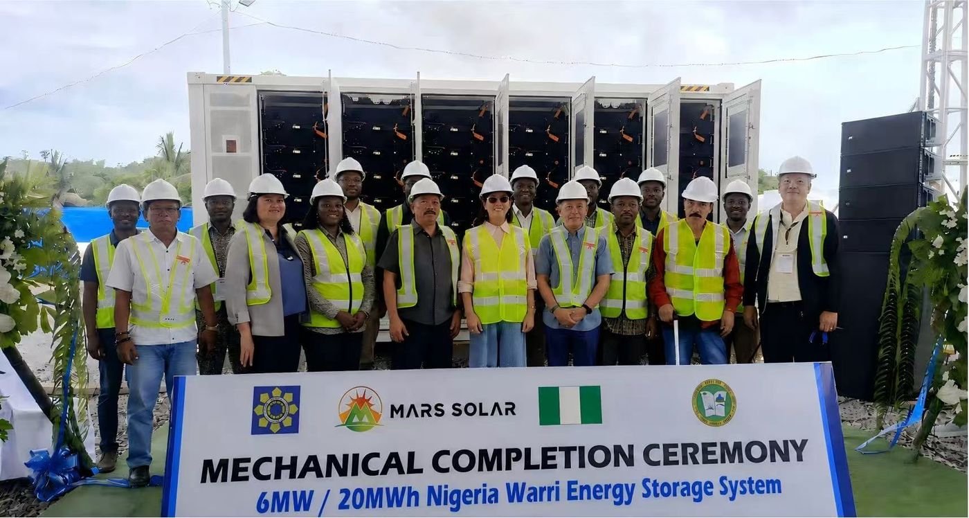 6MW + 20MWh solar power system — Nigeria