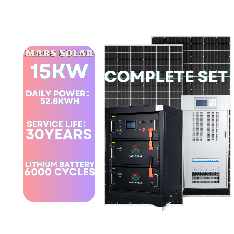 Mars Solar 15kW solar system with 50kWh battery storage