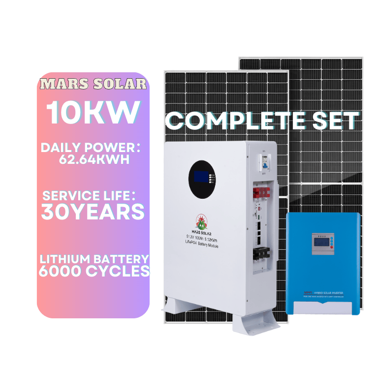 Mars Solar 10kW off-grid solar power system complete kit