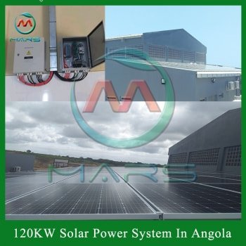 150kW solar system wiring, inverter and BMS detail during factory quality control