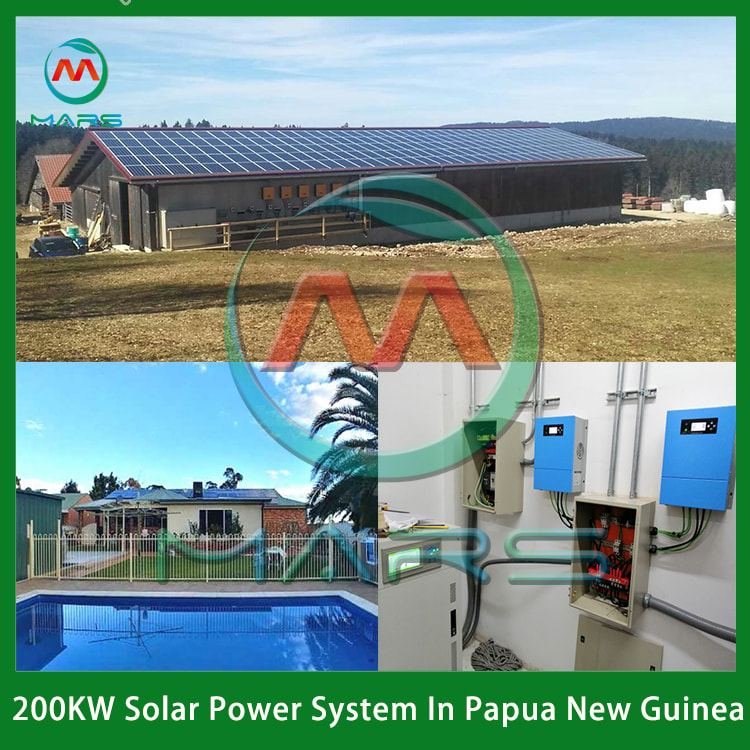 Mars Solar 200kW solar power system industrial solar package