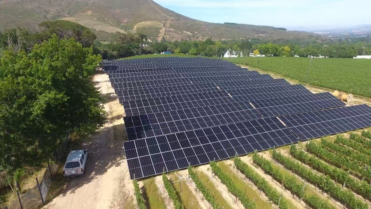 Mars Solar farm solar system solution for agricultural irrigation and processing