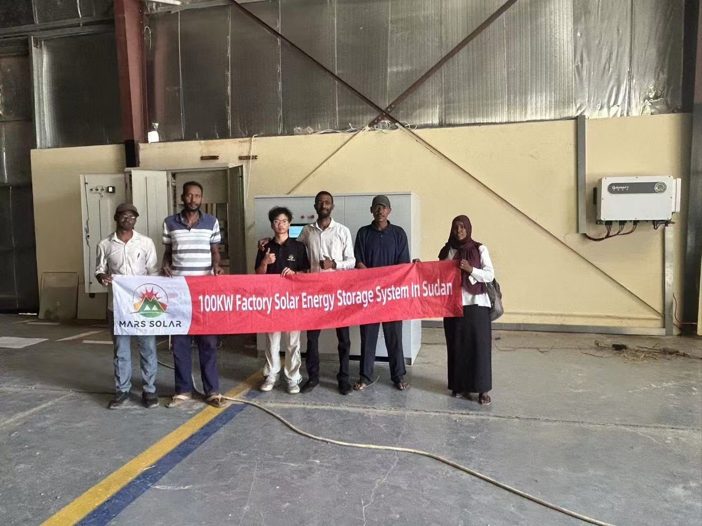 100kW + 215kWh solar power system — Sudan