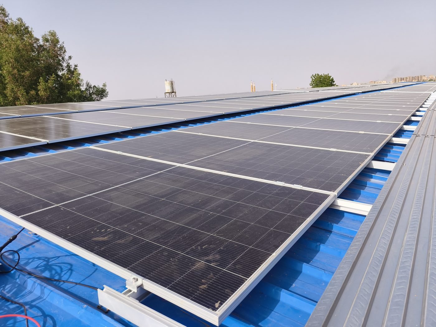 Solar system for wastewater plant in Sudan β 100kW rooftop array on the treatment plant